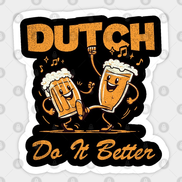 Dutch Do It Better! Sticker by Depot33